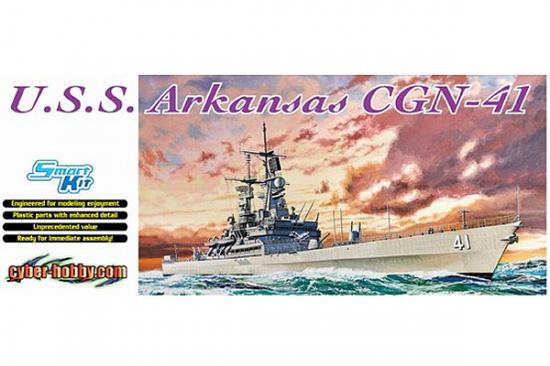 Dragon Ch 1/700 U.S.S. Arkansas Cgn-41 Ltd