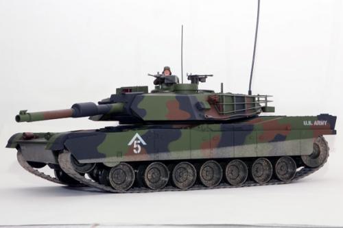 Hobby Engine M1A1 Abrams RC Tank - Green Camo