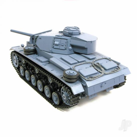 Henglong 1:16 German Panzer III (24GHz  Shooter  Smoke  Sound)