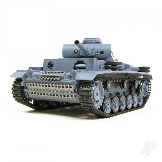 Henglong 1:16 German Panzer III (24GHz  Shooter  Smoke  Sound)