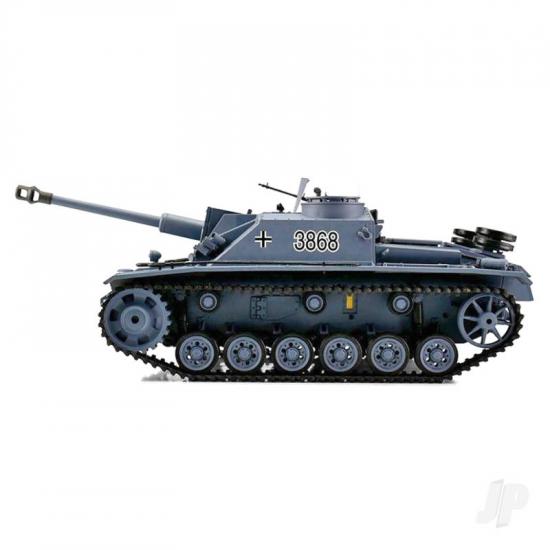 Henglong 1:16 German Stug III (24GHz  Shooter  Smoke  Sound)