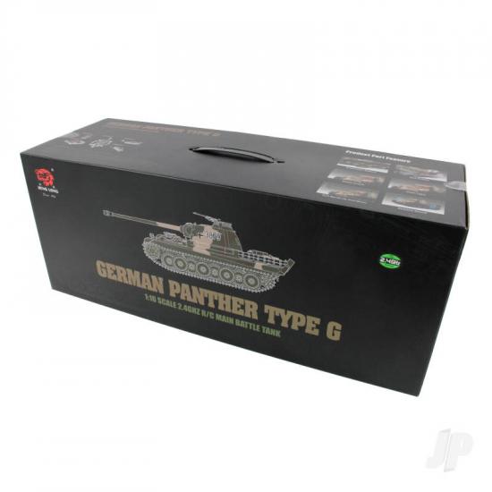 Henglong 1:16 German Panther Type G with Infrared Battle System (2.4GHz + Shooter + Smoke + Sound)