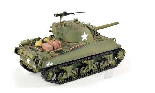 Henglong 1:16 US M4A3 Sherman with Infrared Battle System (2.4GHz + Shooter + Smoke + Sound)