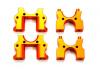 Hobao Hyper SS/Cage/GTB CNC Centre Diff Mount (2 Parts)