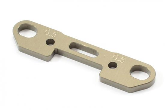 Hobao Vs CNC Aluminium Rear Lower Arm Holder 0.5 Deg. - Rr.