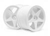 HPI Ultra 5 Wheel White (2.2In/60X38mm/2Pcs)