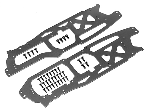 Main Chassis Set 2.5mm, Grey (Savage Flux HP)