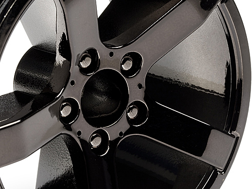 HPI Bullet Spoked Wheels Black Chrome (2)