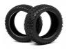 EL85001:- HPI Trekker 1:8 Buggy Tyres And Foams - S Medium Compound - 1 Pair