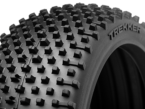 EL85001:- HPI Trekker 1:8 Buggy Tyres And Foams - S Medium Compound - 1 Pair
