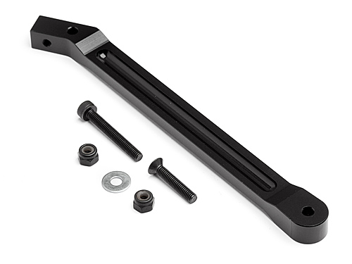 Aluminium. Rear Chassis Anti Bending Rod Black (Trophy Buggy)