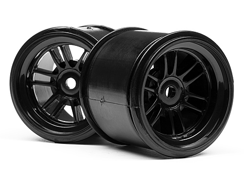 HPI FT01 Wheel Set (Black/Front 2Pcs/Rear 2Pcs)