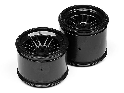 HPI FT01 Wheel Set (Black/Front 2Pcs/Rear 2Pcs)