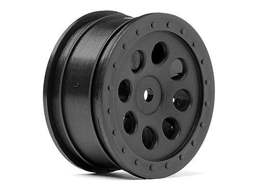 HPI ST-8 Wheel Black (0mm Offset/2Pcs)