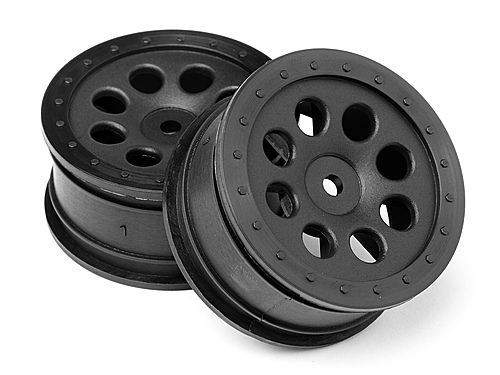 HPI ST-8 Wheel Black (0mm Offset/2Pcs)