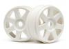 HPI V7 1:8 Buggy Wheel (42x83mm) - White - 1 Pair