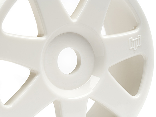 HPI V7 1:8 Buggy Wheel (42x83mm) - White - 1 Pair