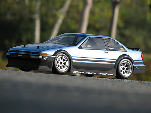 Toyota Sprinter Trueno Coupe AE86 Clear Bodyshell - 190mm