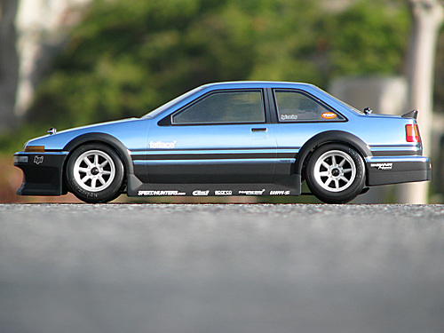 Toyota Sprinter Trueno Coupe AE86 Clear Bodyshell - 190mm