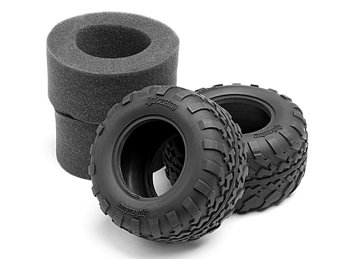 HPI Savage XS GT2 Tyres - D Compound - 2.2 Inch - 1 Pair