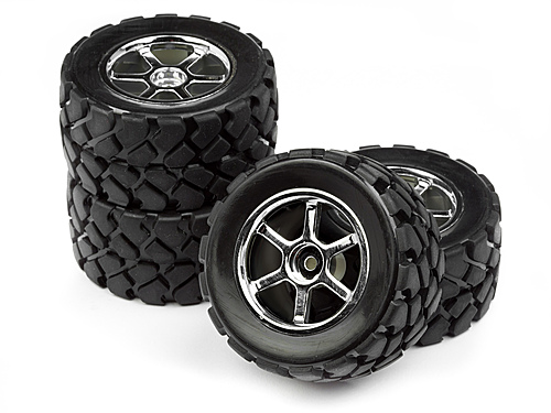 HPI Mini Recon / Maverick Atom VT Wheel and Tyres (4)
