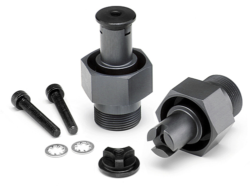 HPI 24mm HD Front Hex Hub (Gunmetal)