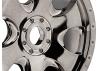 HPI Warlock Savage 17mm Hex Wheels - Black Chrome