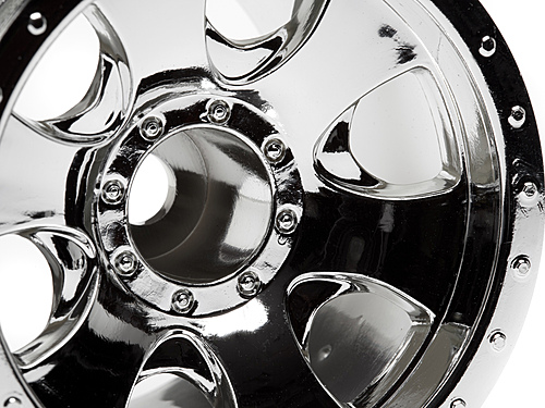 HPI Warlock 2.2 Wheels (2) - Chrome