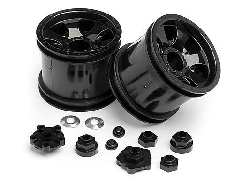 HPI Warlock 2.2 Wheels (2) - Black