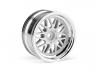 HPI HRE C90 26mm Wheels - Chrome/White - 6mm Offset (1 Pair)