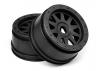 HPI Tr-10 Glue-Lock Wheel Black (120X60mm/2Pcs)