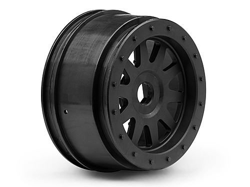 HPI Tr-10 Glue-Lock Wheel Black (120X60mm/2Pcs)