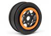 HPI Apache AH-64 Wheels - Black/Orange (42x83mm/2pcs)