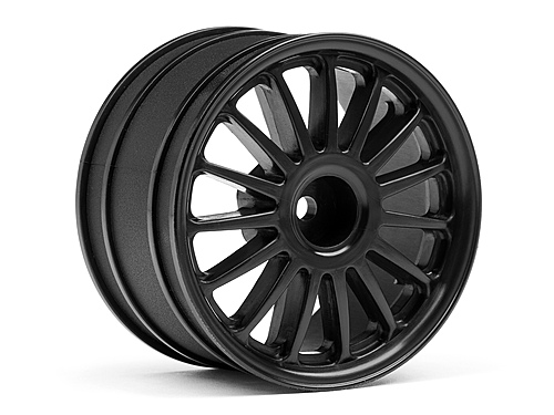 HPI WR8 Tarmac On Road Wheels - 57 x 35mm - Black (2)