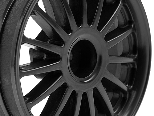 HPI WR8 Tarmac On Road Wheels - 57 x 35mm - Black (2)