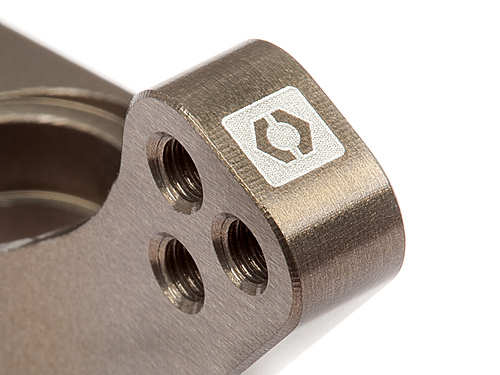 HPI Hard Anodized Alloy Rear Hub Carriers (0 Degree) for WR8 / Bullet