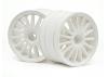 HPI WR8 White Tarmac Wheels (2) - 57 x 35mm