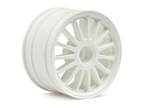 HPI WR8 White Tarmac Wheels (2) - 57 x 35mm