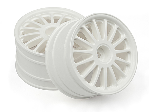 HPI WR8 White Tarmac Wheels (2) - 57 x 35mm