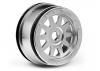 HPI Tr-10 Glue-Lock Wheel Matte Chrome (120X60mm/2Pcs)