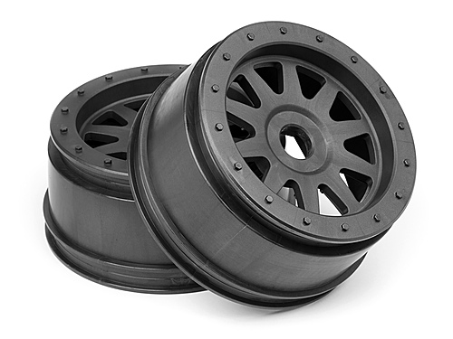 HPI Tr-10 Glue-Lock Wheel Gunmetal (120X60mm/2Pcs)