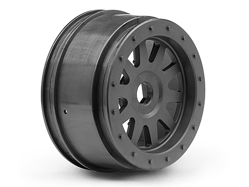 HPI Tr-10 Glue-Lock Wheel Gunmetal (120X60mm/2Pcs)