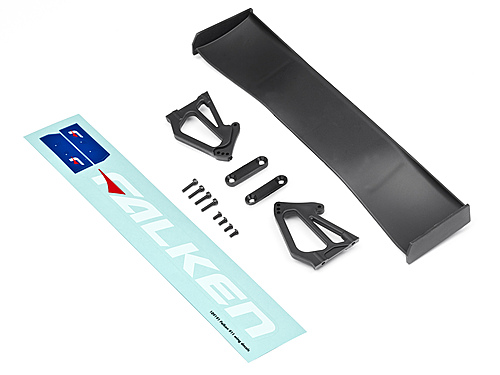 HPI GT Wing Set (Type F / 10Th Scale / Black)
