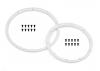 HPI Baja Bead Lock Rings - White - 1 Pair (Fits 2 Wheels)