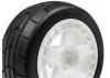 HPI WR8 Gymkhana Tyres Assembled on Fifteen52 TurboMac White Wheels - 1 Pair