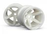 HPI S.S. MT Wheels White Front