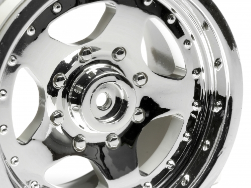 HPI Classic King 2.2 Wheels - Chrome
