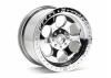HPI 6 Spoke Wheel - Chrome - 83x56mm - 14mm Hex - (pair)