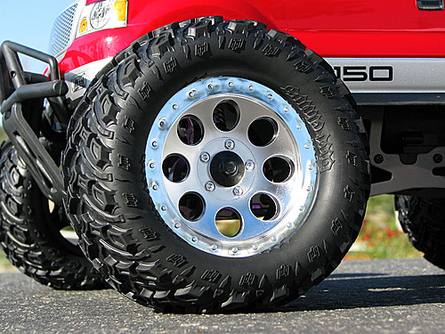 HPI Mag 8 Monster Truck Wheels - 3.2 Inch Diameter - 17mm Hex - Savage XL Standard Fit - Pair