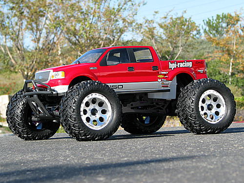 HPI Mag 8 Monster Truck Wheels - 3.2 Inch Diameter - 17mm Hex - Savage XL Standard Fit - Pair